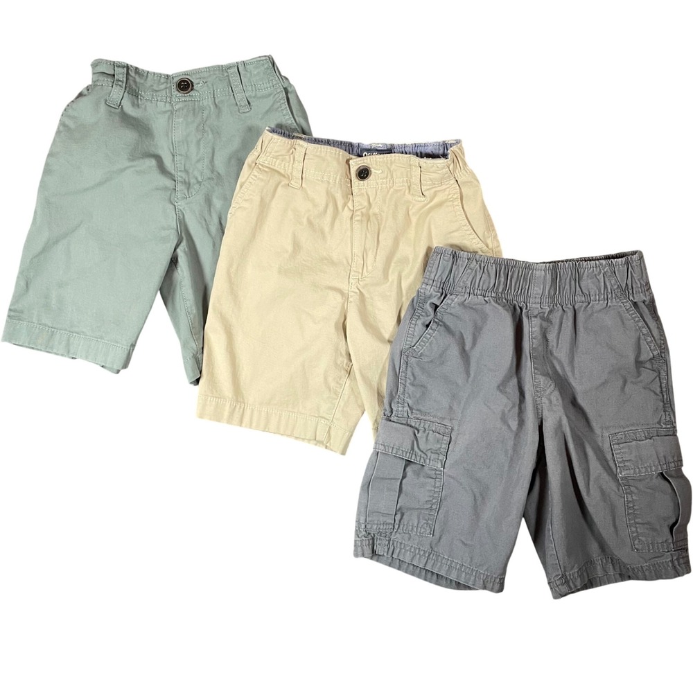 Boys Shorts Bundle Size 6/7 Lot of 3 Osh Kosh B'Gosh Childrens Place